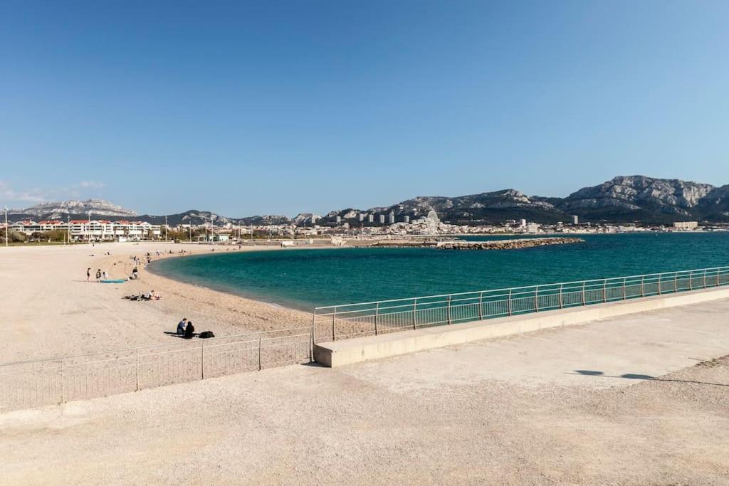 Residence Bord De Mer-Terasse-Plage Prado David Marseille Exterior photo